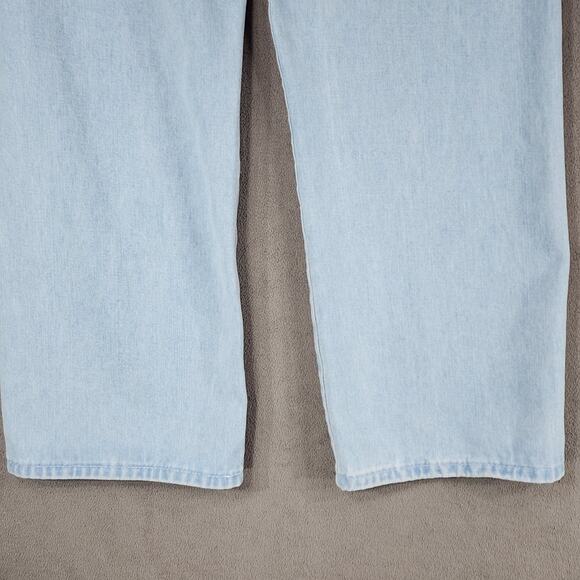 Polar Skate Co Big Boy Wide Leg Jean L Men High Rise Lt Blue Baggy 90s Y2K 31x29 - Picture 13 of 13